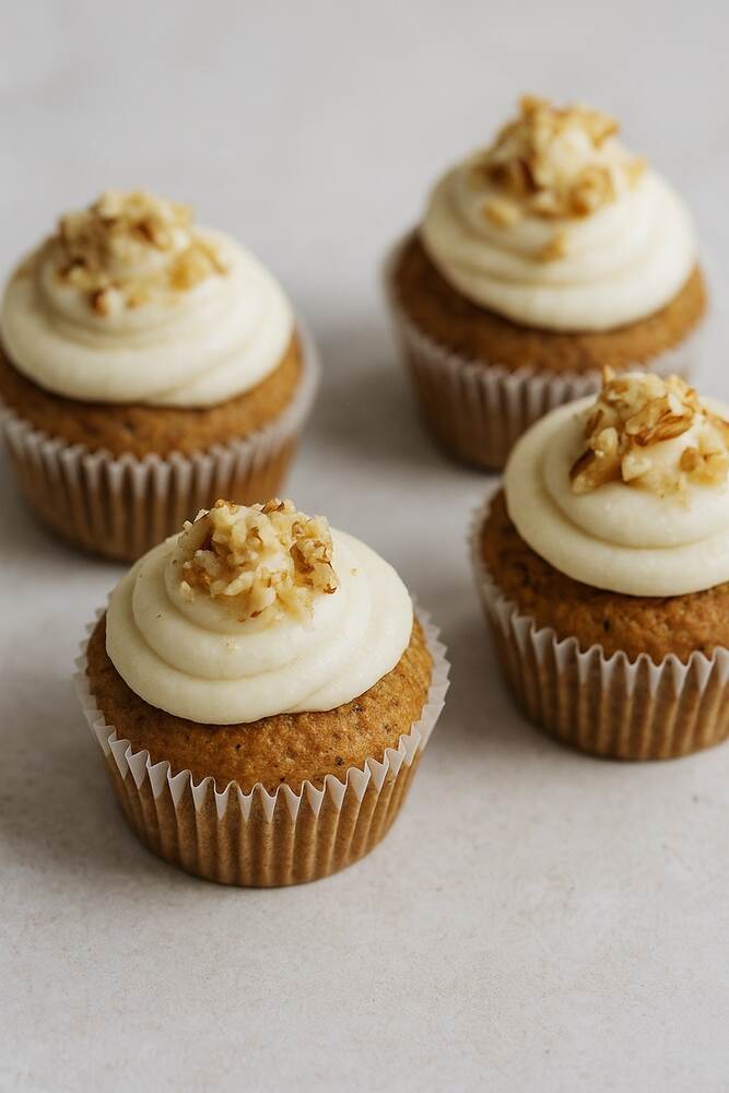 Vegan Carrot Cake Cupcakes